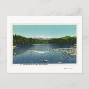 View of Mount Washington and the Saco Postcard