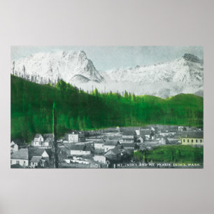 View of Mt Index and Mt Persis Poster