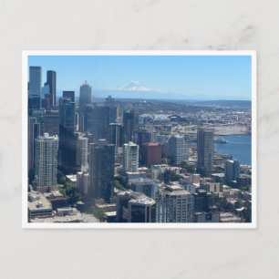 View of Mt. Rainer Postcard