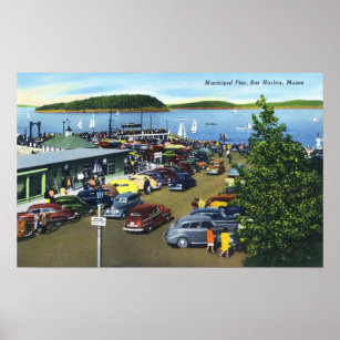 View of Municipal Pier Poster