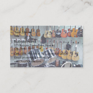 View of Musical instruments Business Card