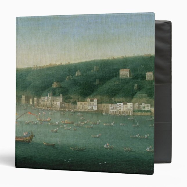 View of Naples from the east, 1730 Binder (Front/Inside)