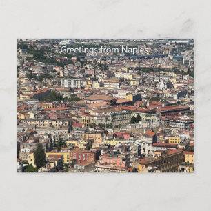 View of Naples, Italy Postcard