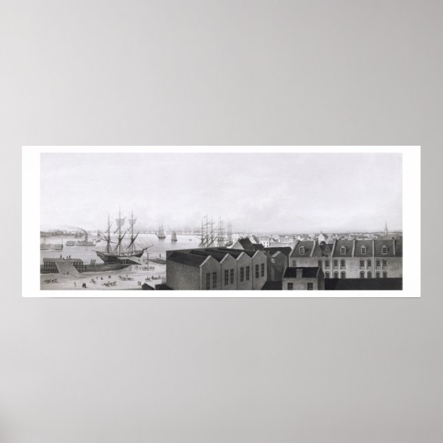 View of New Orleans taken from the Lower Cotton Pr Poster (Front)