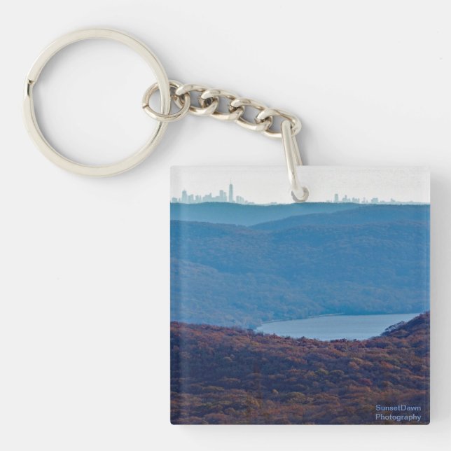 VIew of New York City Keychain (Front)