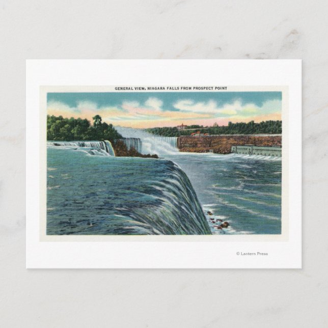 View of Niagara Falls from Prospect Point Postcard (Front)
