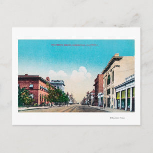 View of Nineteenth StreetBakersfield, CA Postcard