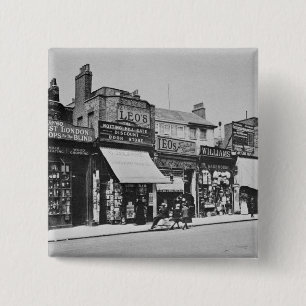 View of Notting Hill Gate, c.1913 2 Inch Square Button
