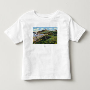 View of Nubble Lighthouse from York Beach Toddler T-shirt