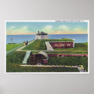 View of Officer Quarters in Old French Castle Poster