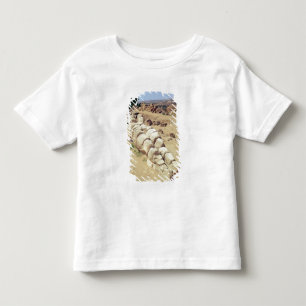 View of one of the giant Telemon statues Toddler T-shirt