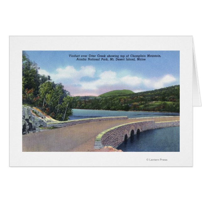 View of Otter Creek Viaduct, Champlain Mt. (Front Horizontal)