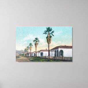 View of Palm RowCalistoga, CA Canvas Print