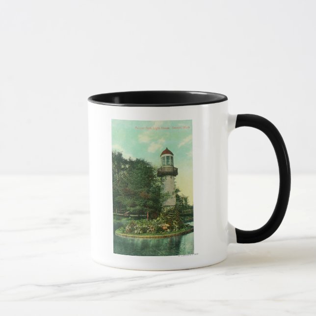 View of Palmer Park LighthouseDetroit, MI Mug (Right)