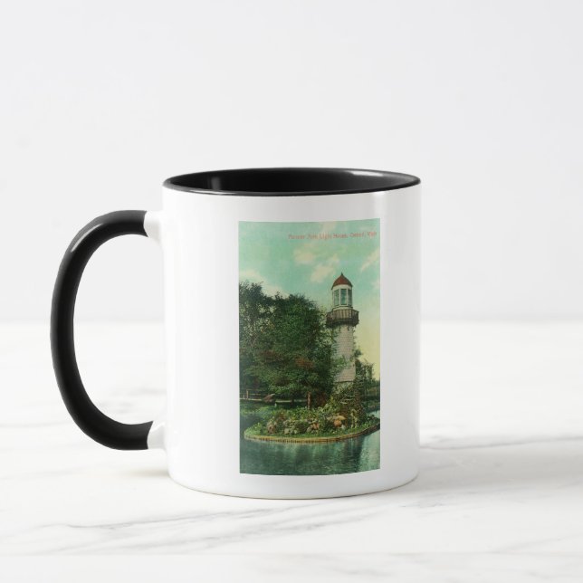 View of Palmer Park LighthouseDetroit, MI Mug (Left)
