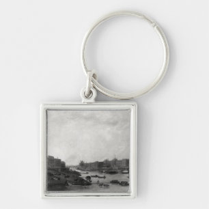 View of Paris from the Pont-Neuf, c.1800 Keychain