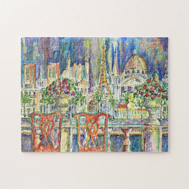 View of Paris Jigsaw Puzzle (Horizontal)