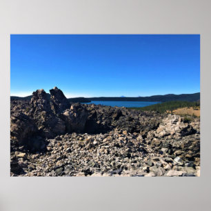View of Paulina Lake, Oregon Poster