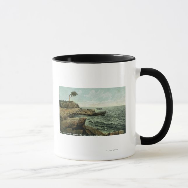 View of Peaks Island and the Pair Tree Mug (Right)