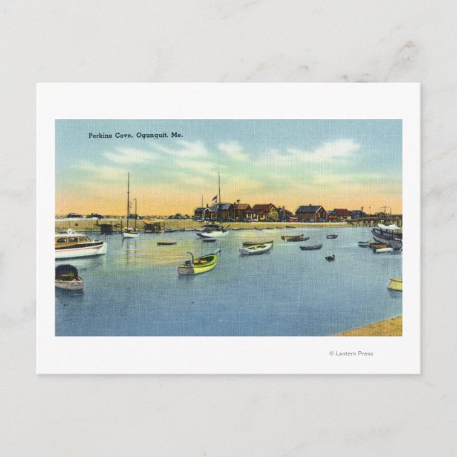 View of Perkins Cove Postcard (Front)
