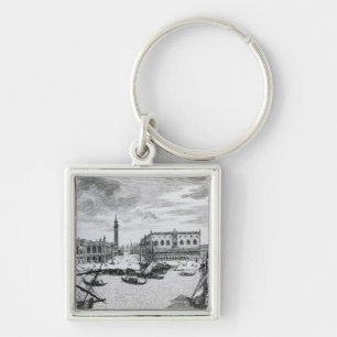 View of Piazza San Marco from the Bacino, Venice Keychain