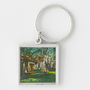 View of Pioneer Town at Big Trees Park Keychain