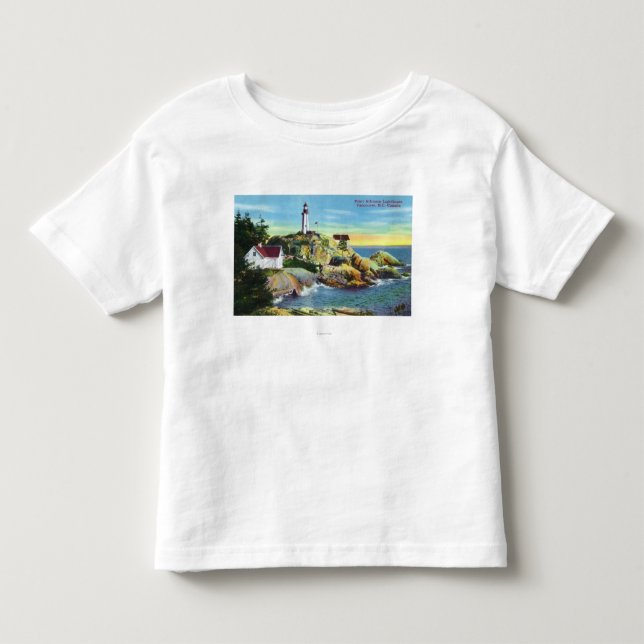 View of Point Atkinson Lighthouse 2 Toddler T-shirt (Front)