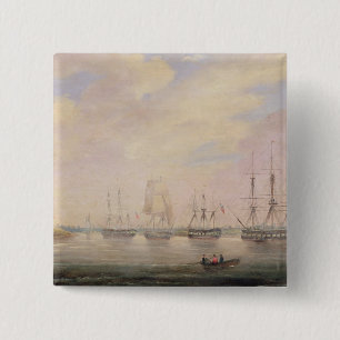 View of Port Adelaide, South Australia 2 Inch Square Button