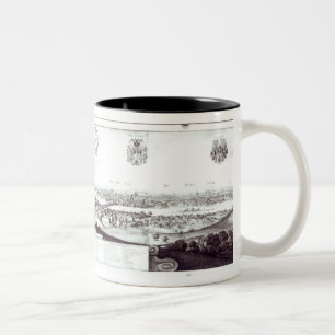 View of Prague, 1649 Two-Tone Coffee Mug