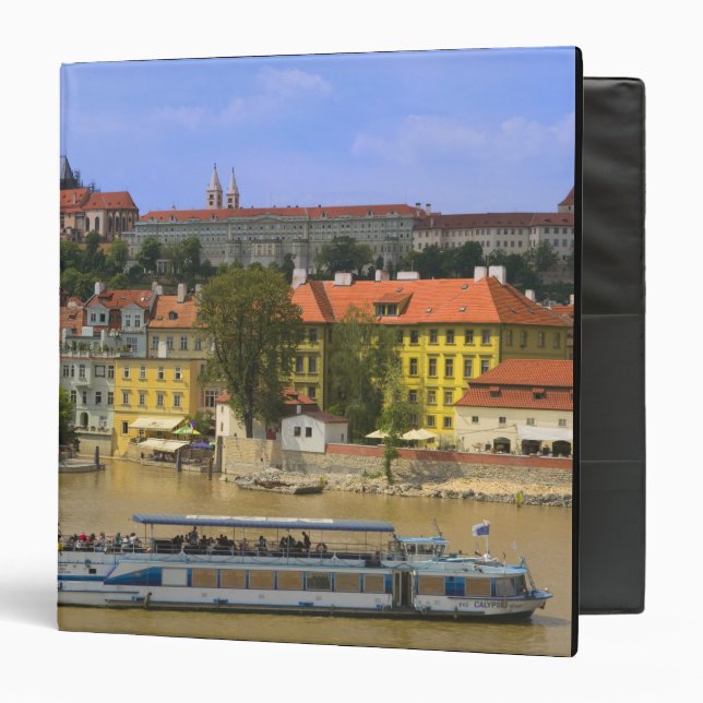 View of Prague Castle and town by Vltava Binder (Front/Inside)