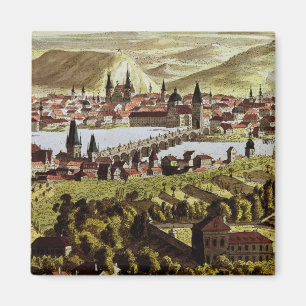 View of Prague Magnet