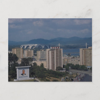 View of Pyongyang, North Korea Postcard