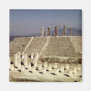 View of Pyramid B, Pre-Columbian Magnet