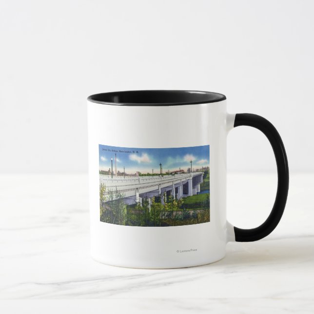 View of Queen City Bridge Mug (Right)