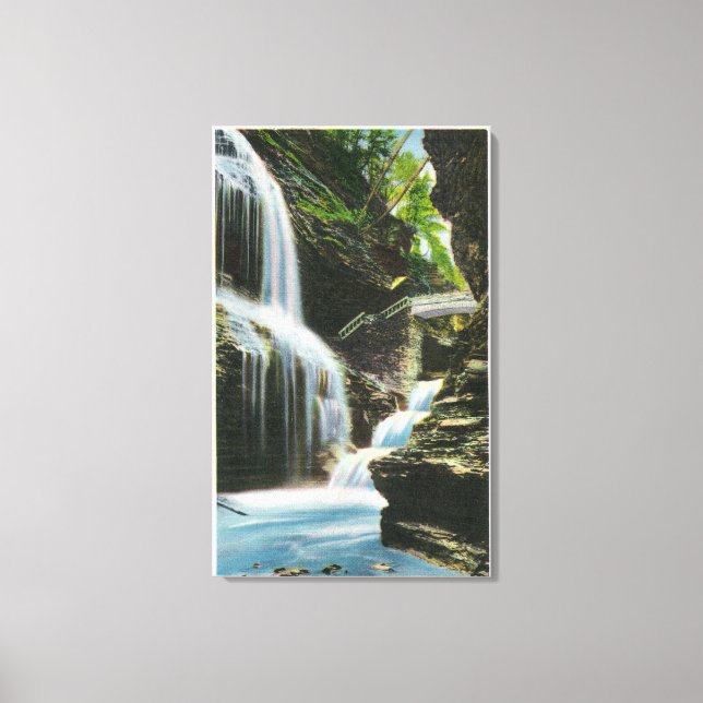 View of Rainbow Falls 2 Canvas Print (Front)