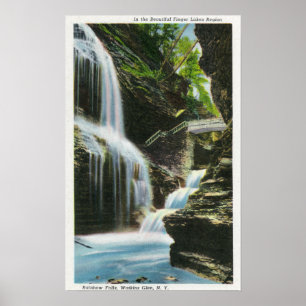 View of Rainbow Falls Poster