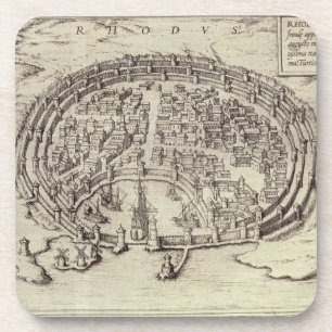 View of Rhodes, from 'Theatre of the Main Towns in Coaster