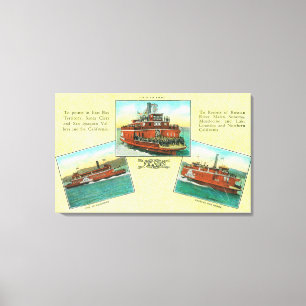 View of Richmond-San Rafael Ferries Canvas Print