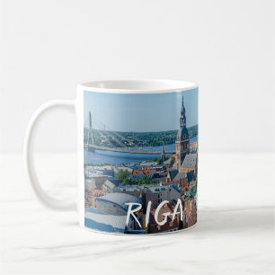 View of Riga city centre from above Coffee Mug