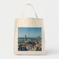 View of Riga city centre from above