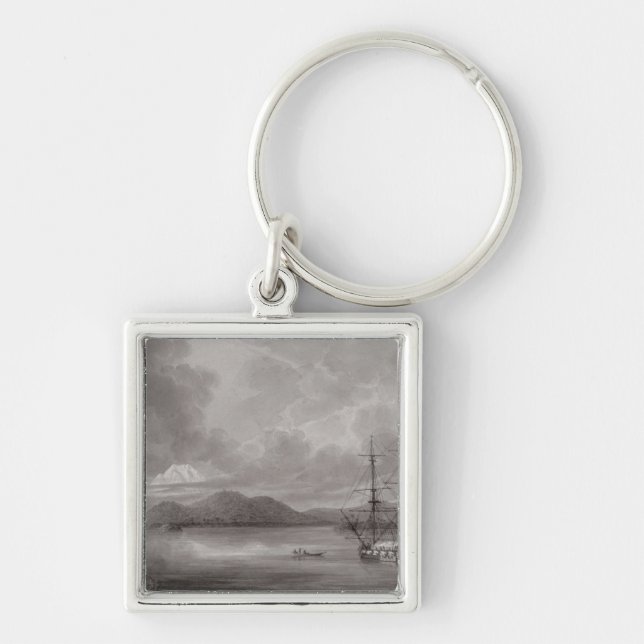 View of Rio de Manila (lithograph) Keychain (Front)
