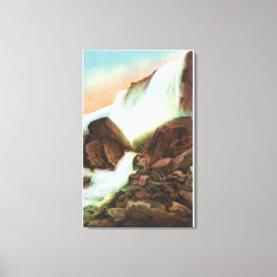 View of Rock of Ages Canvas Print