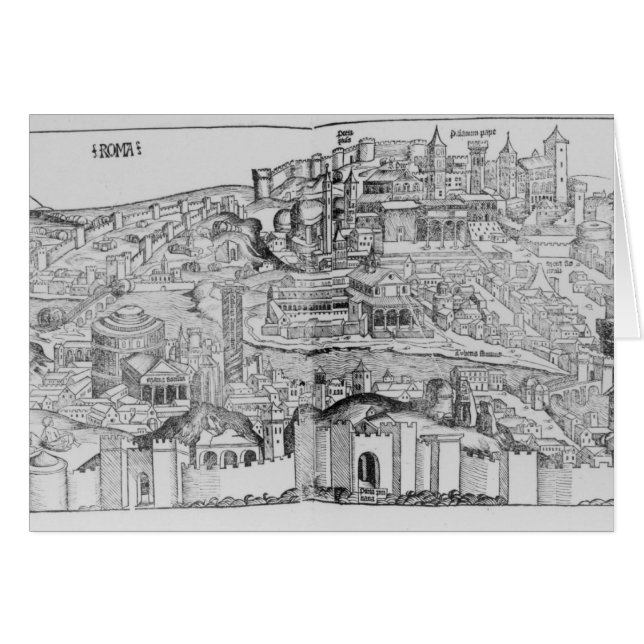 View of Rome, 1493 (Front Horizontal)