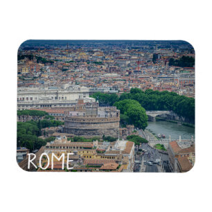 View of Rome historic city centre from above Magnet