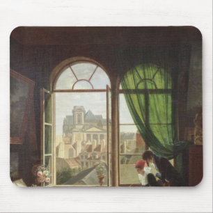 View of Saint-Eustache Church Mouse Pad