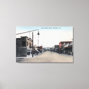 View of San Benito StreetHollister, CA Canvas Print