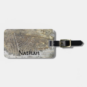 View Of San Francisco, 1878 Luggage Tag