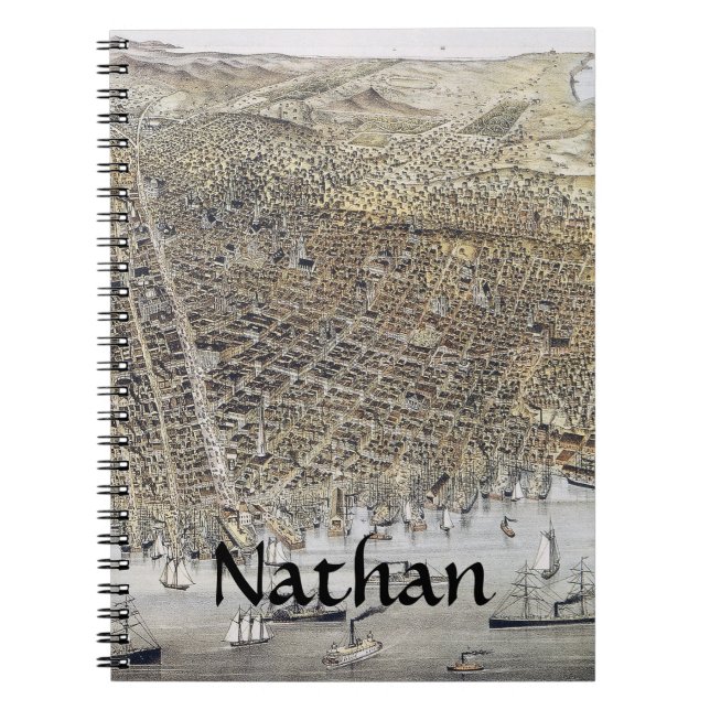 View Of San Francisco, 1878 Notebook (Front)