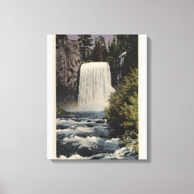 View of San Joaquin River & Rainbow Falls Canvas Print (Front)