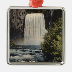 View of San Joaquin River & Rainbow Falls Metal Ornament